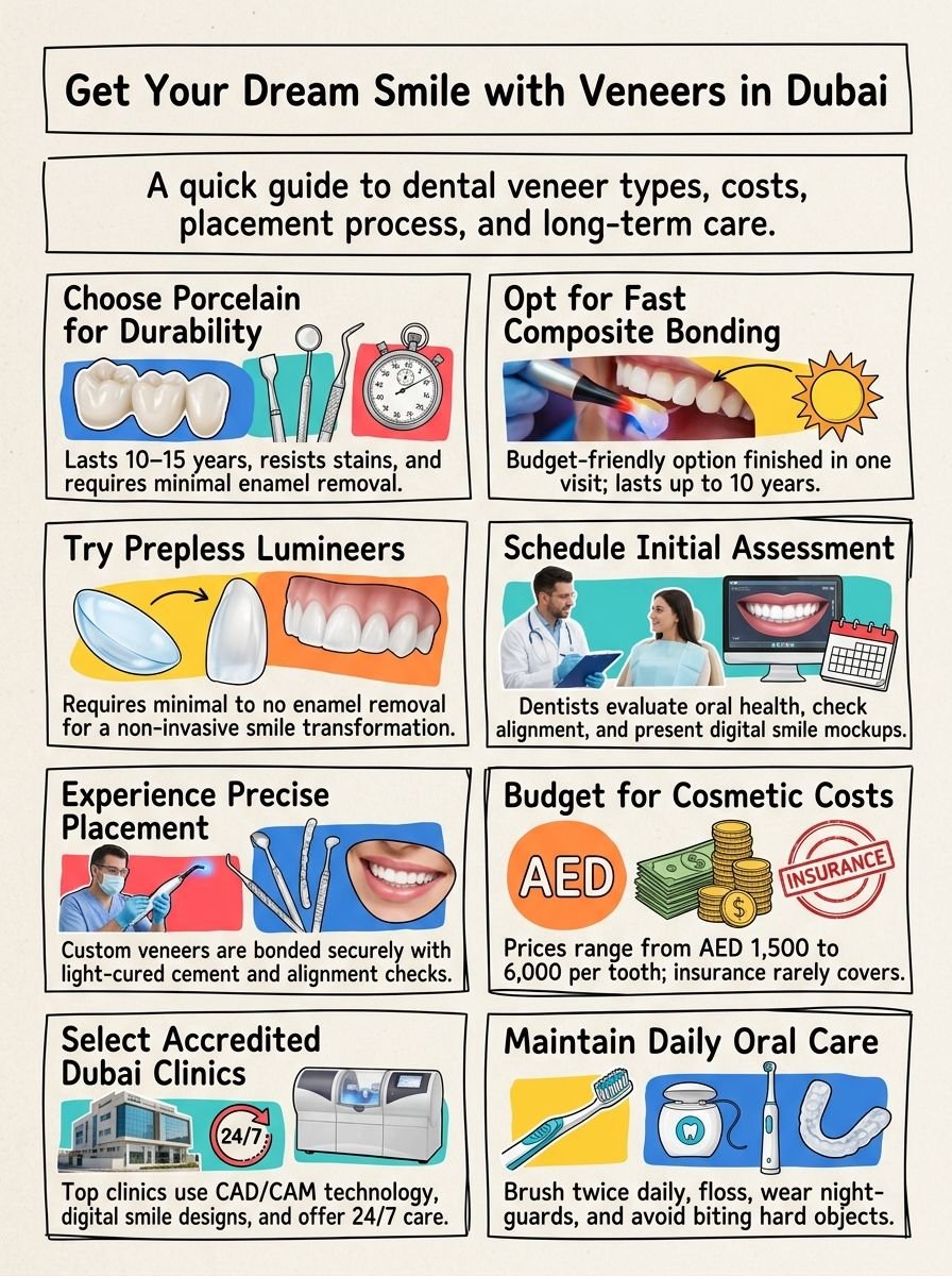 Dental Veneers in Dubai: Everything You Need to Know